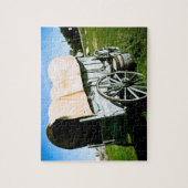 Oude West-gedekte Wagon 02 Puzzle Legpuzzel (Verticaal)