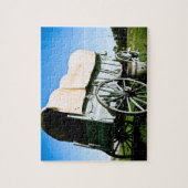 Oude West-gedekte Wagon 03 Puzzle Legpuzzel (Verticaal)