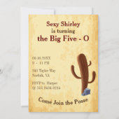 Oude West Gezochte Poster Vrouwen 🤠 50e Verjaarda Kaart (Achterkant)