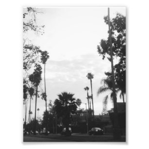 Oude West Hollywood, Los Angeles, Californië Foto Afdruk