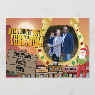 Oude West Kerstkaart Kaart