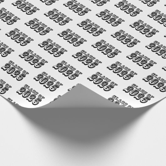 Oude West Klasse van 2025 Afstuderen Cadeaupapier (Hoek)