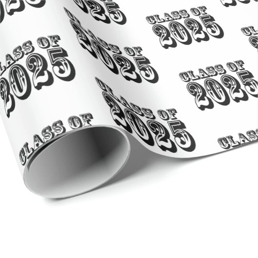 Oude West Klasse van 2025 Afstuderen Cadeaupapier (Rol Hoek)