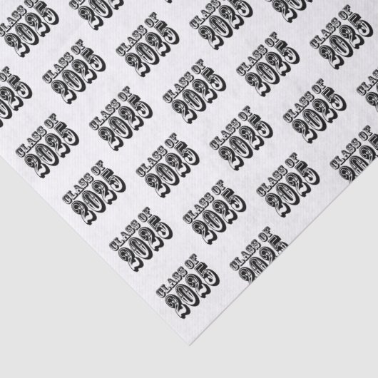 Oude West Klasse van 2025 Afstuderen Tissuepapier (Detail)