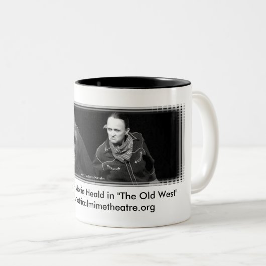 Oude West-MOK Tweekleurige Koffiemok (Voorkant rechts)