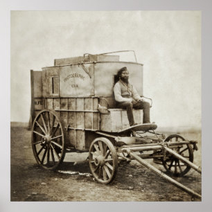 Oude West Photography Wagon van Roger Fenton Poster
