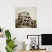 Oude West Photography Wagon van Roger Fenton Poster (Thuiskantoor)