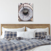 Oude West-Rustige Wagon Canvas Afdruk (Insitu (Slaapkamer))