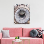 Oude West-Rustige Wagon Canvas Afdruk (Insitu (Woonkamer))