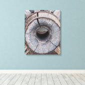 Oude West-Rustige Wagon Canvas Afdruk (Insitu (Houten vloer))