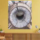 Oude West-Rustige Wagon Canvas Afdruk (Insitu (Woonkamer))