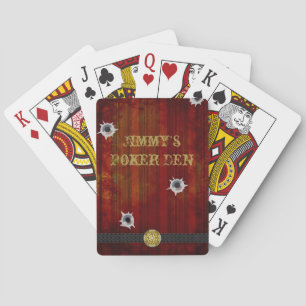 Oude West Saloon Poker-speelkaarten Speelkaarten