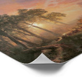 Oude West Scene Cattle Drive  Art Poster (Hoek)