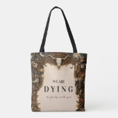 Oude western Halloween-feest Tote Bag (Achterkant)