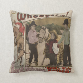 Oude western King Of The Rodeo-filmposter Kussen