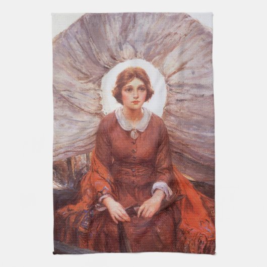 Oude western, Madonna van de Prairie van Koerner Theedoek (Verticaal)