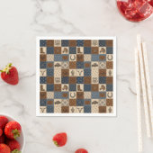Oude Western Patchwork Dekbedpatroon Servet (Insitu)