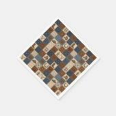 Oude Western Patchwork Dekbedpatroon Servet (Hoek)