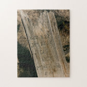 Oude Westerne grave-marker Puzzle Legpuzzel (Verticaal)