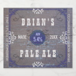 Oude Westerne Saloon Rustieke Houten Ambacht Homeb Bier Etiket