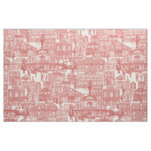 Oude westerne stad Poppy Red Pearl Stof (Fat Quarter)