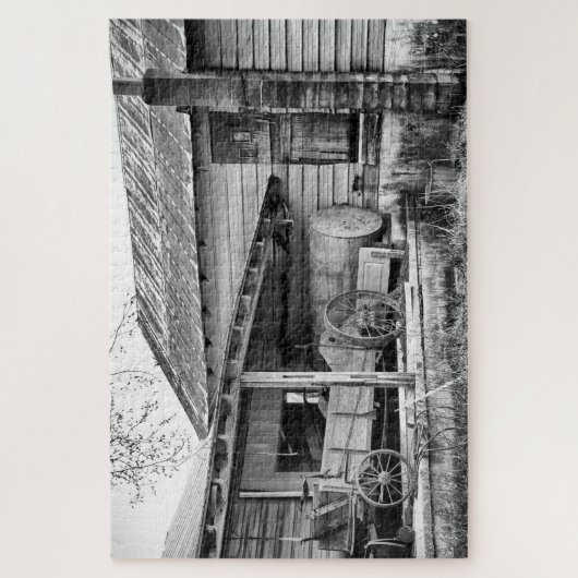 oude westerse puzzel legpuzzel (Verticaal)