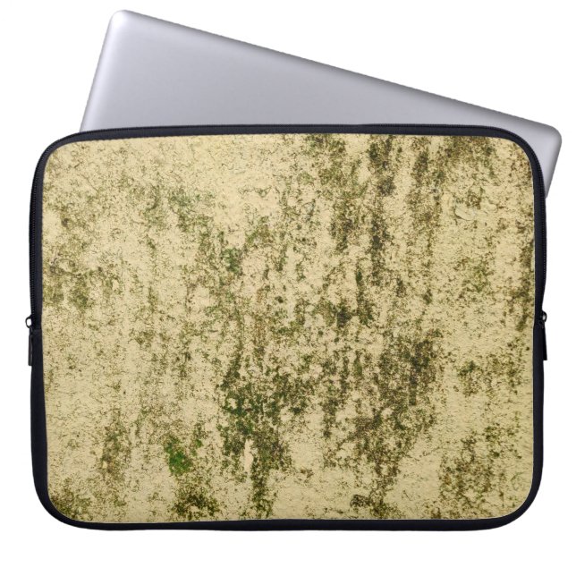 Oude wetherretro  donkerroge rou laptop sleeve (Voorkant)
