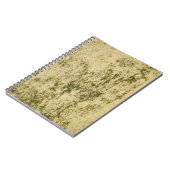 Oude wetherretro donkerroge rou notitieboek (Linkerzijde)