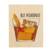 Oude whiskey Bourbon Wood Wall Art
