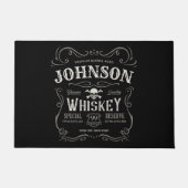 Oude Whiskey-label Aangepaste  liquor Bar Deurmat (Voorkant)