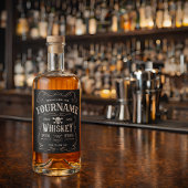 Oude Whiskey-label Aangepaste  liquor Bar Likeurfles Etiket