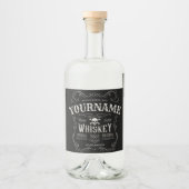 Oude Whiskey-label Aangepaste liquor Bar Likeurfles Etiket (Voorkant)