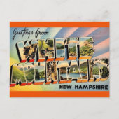 Oude White Mountains NH Briefkaart (Voorkant)