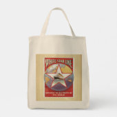 Oude White Star Cruise-schepen Advertentie Tote Bag (Achterkant)