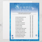 Oude wiegjes [Snowy Blue] Briefhoofd (Voorkant / Achterkant)