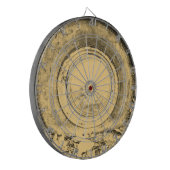 Oude wiel van de klassieke auto #2 dartbord (Voorkant Links)