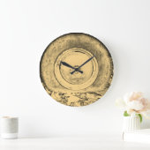 Oude wiel van de klassieke auto nr. 2 grote klok (Huis)