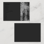 Oude wielrennen visitekaartje (Voorkant / Achterkant)