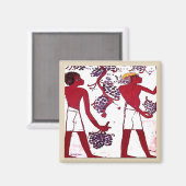 Oude wijnbouwers, wijn, bewerken tekst magneet (Voorkant / Achterkant)