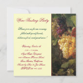 OUDE WIJNGAARD WIJNPROEVERIJ FEESTJE KAART (Achterkant)