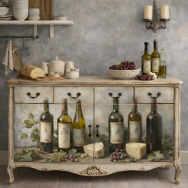 Oude Wijnrank Decoupage Tissuepapier