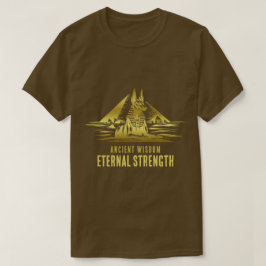 Oude wijsheid, eeuwige kracht - goud t-shirt