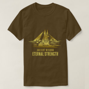 Oude wijsheid, eeuwige kracht - goud t-shirt