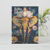 Oude Wijsheid | Olifant Ontwerp Kaart (Staand voorkant)