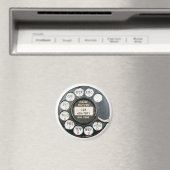 Oude Wijzerplaat van de Telefoon, voeg aantal toe Magneet (Insitu (Vaatwasser))