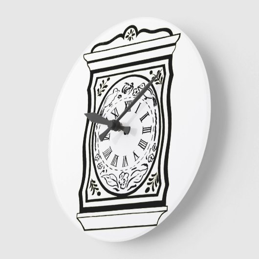 Oude wijzerplaat, wandklok (Hoek)