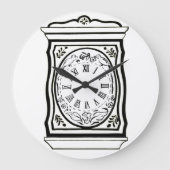 Oude wijzerplaat, wandklok (Voorkant)