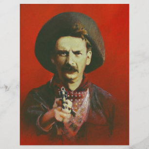 Oude Wild West Outlaw Flyer