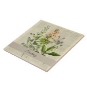 Oude Wilde Bloem Tegeltje (Zijkant)
