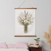 Oude Wilde Bloemen Boeket Hangend Wandkleed (Slaapkamer)
